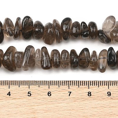 Natural Smoky Quartz Beads Strands G-P622-A01-02-1