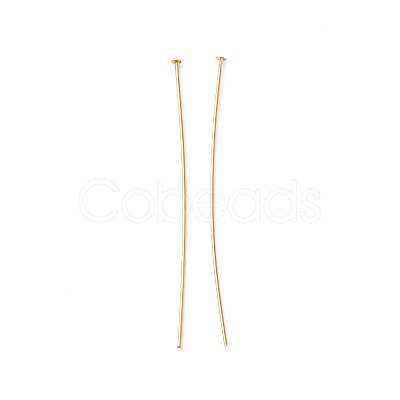 Brass Flat Head Pins KK-WH0058-03D-G01-1