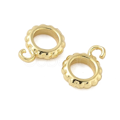 Brass Tube Bails KK-L245-05G-02-1