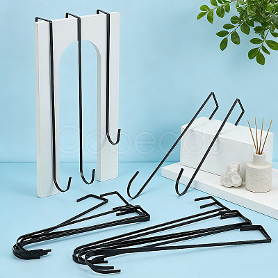 32Pcs 2 Styles Carbon Steel Hooks for Wreath AJEW-WA0003-98-1