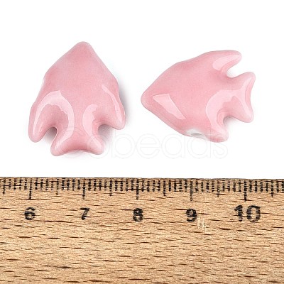 Handmade Porcelain Beads PORC-Q008-14F-1