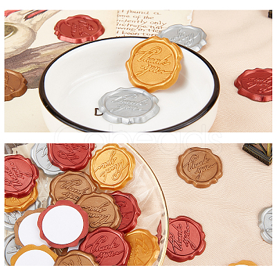 Adhesive Wax Seal Stickers DIY-WH0201-06A-1
