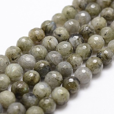 Natural Labradorite Beads Strands X-G-D840-10-8mm-1