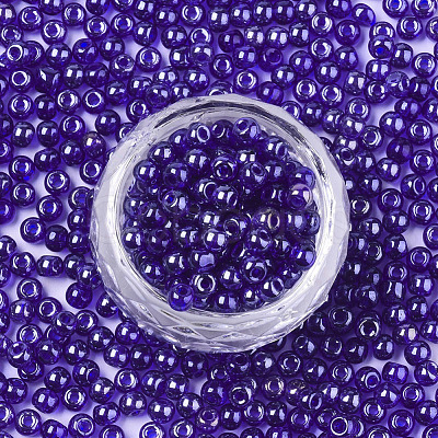 Transparent Glass Beads SEED-S040-08A-04-1