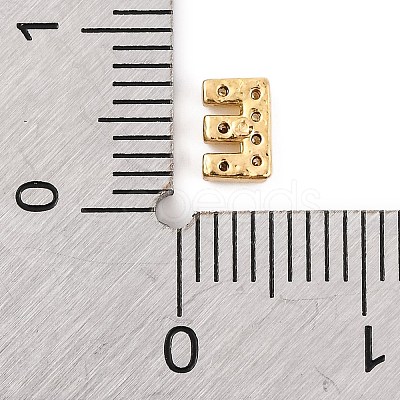 Rack Plating Brass Micro Pave Cubic Zirconia Cabochons KK-F874-04G-E-1