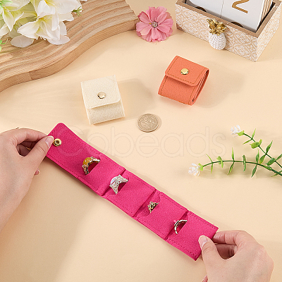 3Pcs 3 Styles PU Leather Jewelry Rolls ABAG-CL0001-70B-1
