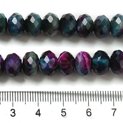 Natural Rainbow Tiger Eye Beads Strands G-NH0002-D01-04-1