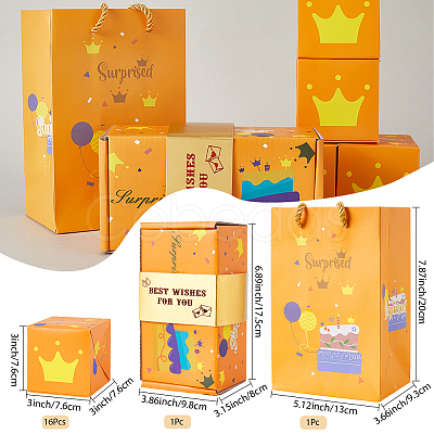 Birthday Cardboard DIY Surprise Gift Box Creative Bounce Boxes Sets DIY-WH20031-064B-1