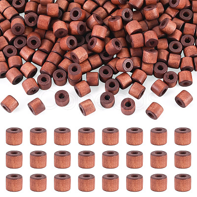 Wood European Beads WOOD-TA0003-09B-1