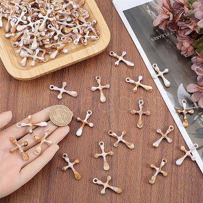 150Pcs Acrylic Pendants OACR-SP0001-07-1