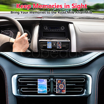 4Pcs Rectangle Acrylic Fridge Magnet Home Decoration Accessoriesa AJEW-DR0002-75-1