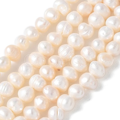 Natural Cultured Freshwater Pearl Beads Strands PEAR-I007-07O-01A-1