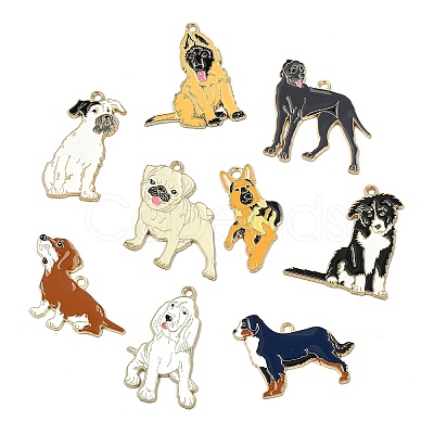 Alloy Enamel Pendants Sets ENAM-CJC0013-24-1
