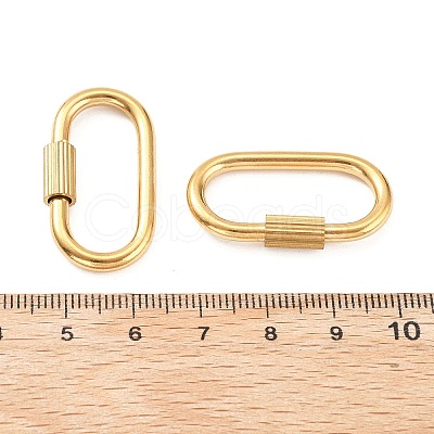 304 Stainless Steel Locking Carabiner X-STAS-C092-09B-G-1