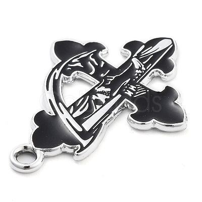 Halloween Alloy Enamel Pendants FIND-M019-01D-1