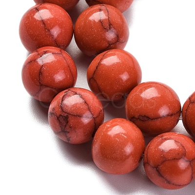 Synthetic Turquoise Beads Strands G-L605-G01-04D-1