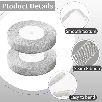 2Rolls Glitter Metallic Ribbon OCOR-GF0005-78B-02-1