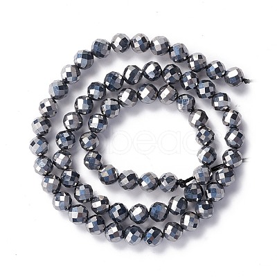 Terahertz Stone Beads Strands G-A021-10-1