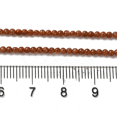 Synthetic Goldstone Beads Strands G-B090-A08-01-1