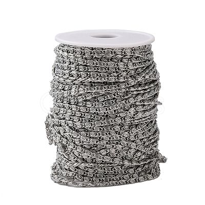 Tarnish Resistant 304 Stainless Steel Lumachina Chains CHS-R009-15-1