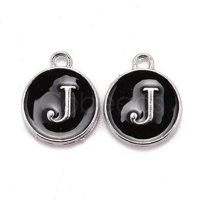 Platinum Plated Alloy Charms ENAM-S118-02J-P-1