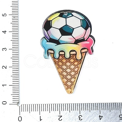 Printed Acrylic Pendants OACR-T032-01F-1