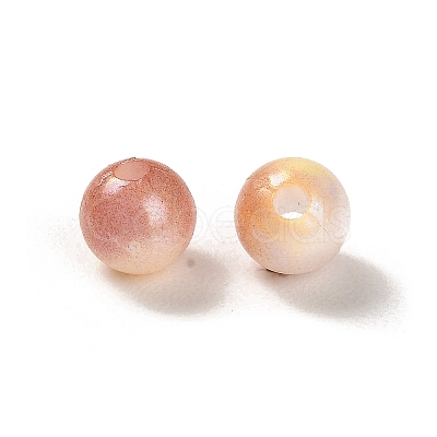 Opaque Acrylic Beads OACR-Z016-01B-12-1