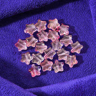 20Pcs Spray Painted Glass Beads GLAA-YW0001-13-1