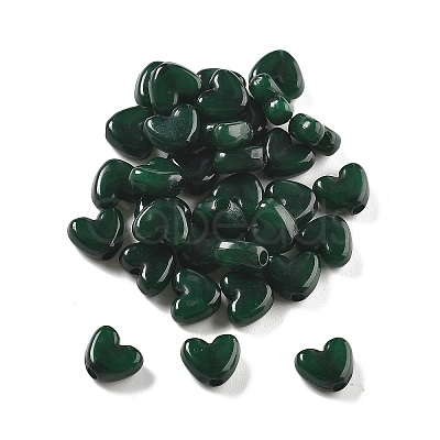 50Pcs Acrylic Beads OACR-S044-01G-1