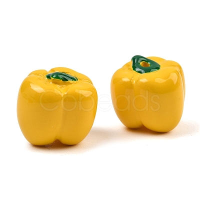 Opaque Resin Imitation Vegetable Beads RE-CBAC4C7-01-1