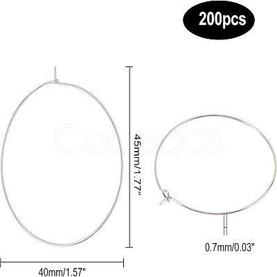 316 Stainless Steel Wine Glass Charms Rings STAS-UN0016-08A-1