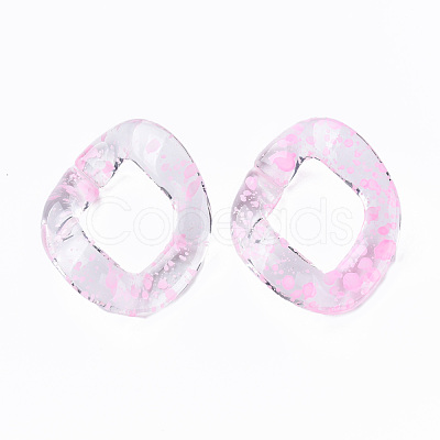 Transparent Acrylic Linking Rings OACR-N009-015A-B07-1