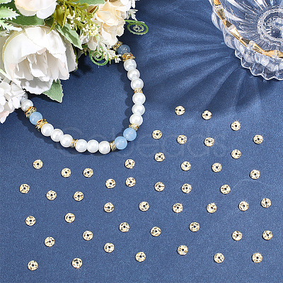 90Pcs Brass Beads KK-BBC0025-87B-1
