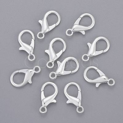 Zinc Alloy Lobster Claw Clasps X-E107-S-1