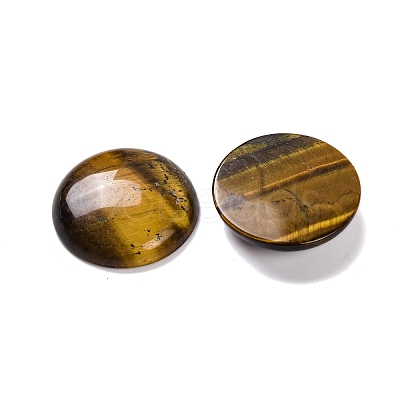 Natural Tiger Eye Cabochons G-B085-02A-05-1