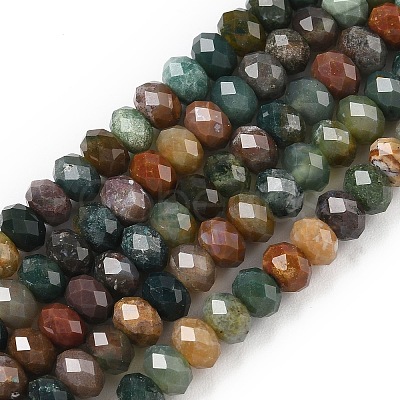 Natural Indian Agate Bead Strands G-D344-A04-1