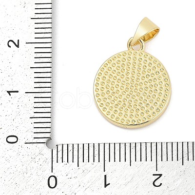 Brass Enamel Pendants KK-G522-45G-02-1