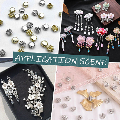 100Pcs Alloy Cabochons FIND-SC0022-09P-1