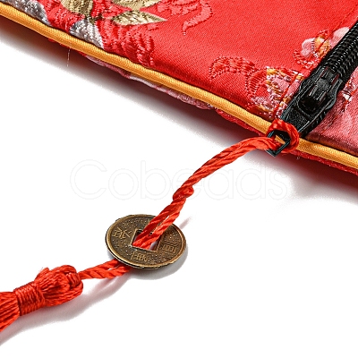 Chinese Style Floral Cloth Jewelry Storage Zipper Pouches AJEW-D063-01B-1