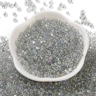AB Color Plated Glass Seed Beads SEED-L011-06B-14-1