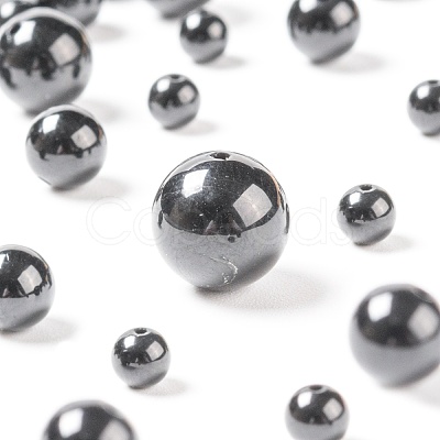 340Pcs 4 Sizes Natural Black Tourmaline Beads G-LS0001-25-1