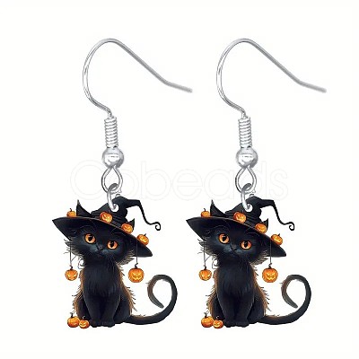 Acrylic Dangle Earrings FS-WG2DB4D-08-1