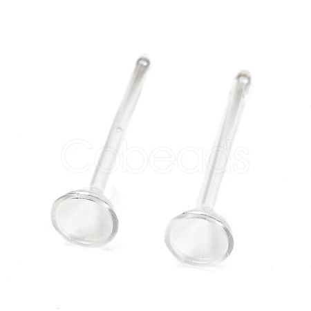 Resin Stud Earring Findings X1-FIND-H046-06-1