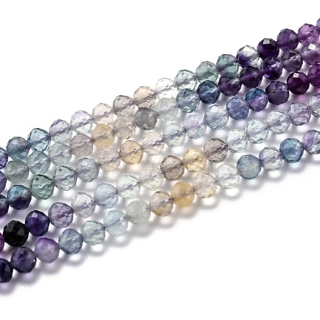 Natural Fluorite Beads Strands G-H266-31C-1