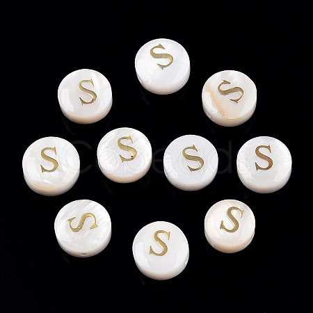 Natural Freshwater Shell Beads SHEL-N036-01S-1