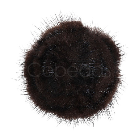 Faux Mink Fur Lapel Pins JEWB-WH0026-94B-1