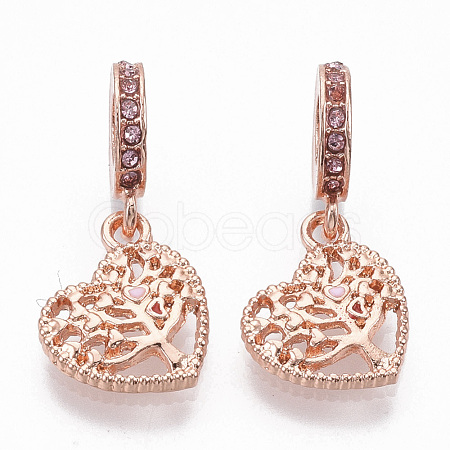 Alloy European Dangle Charms MPDL-T004-03RG-1