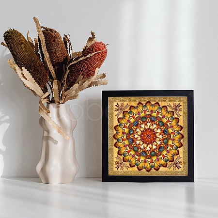 DIY 5D Diamond Painting Mandala Flower Full Drill Kits DIY-F123-05-1