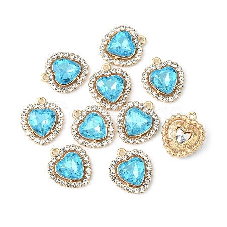 Alloy Crystal Rhinestone Charms ALRI-YW0001-01E-1