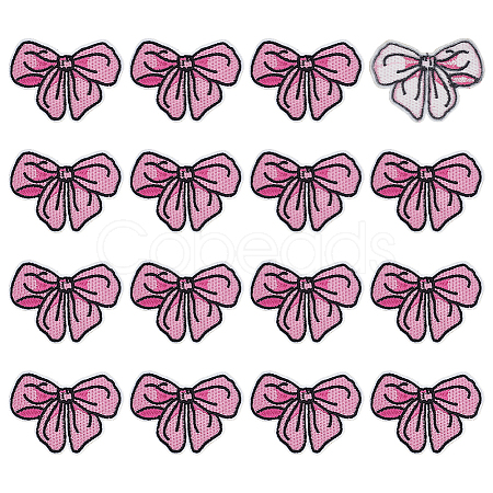 16Pcs Computerized Embroidery Cloth Self Adhesive Patches PATC-FG0002-43-1